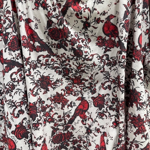 Caroline Constas Gabriella Off-the-Shoulder Bird & Floral Bustier Top - Picture 3 of 6